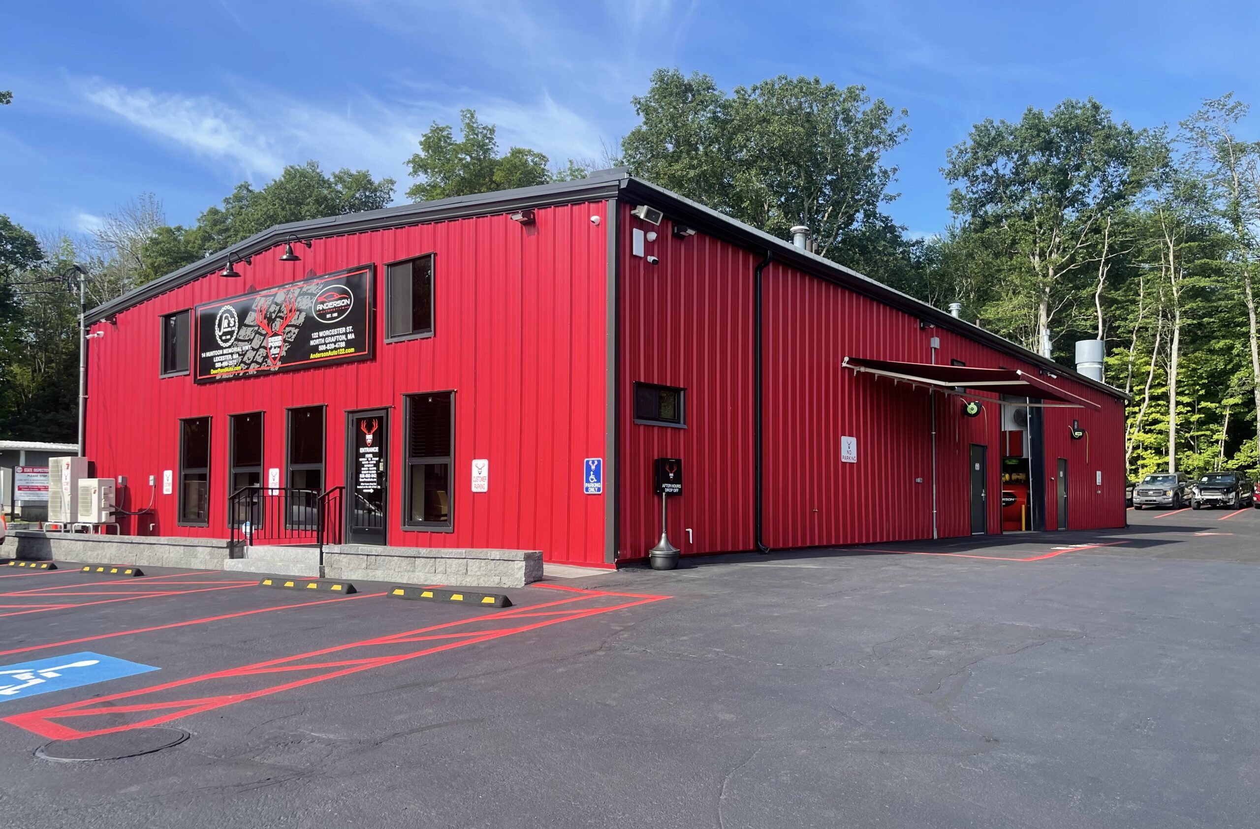 auto repair in Leicester, MA building
